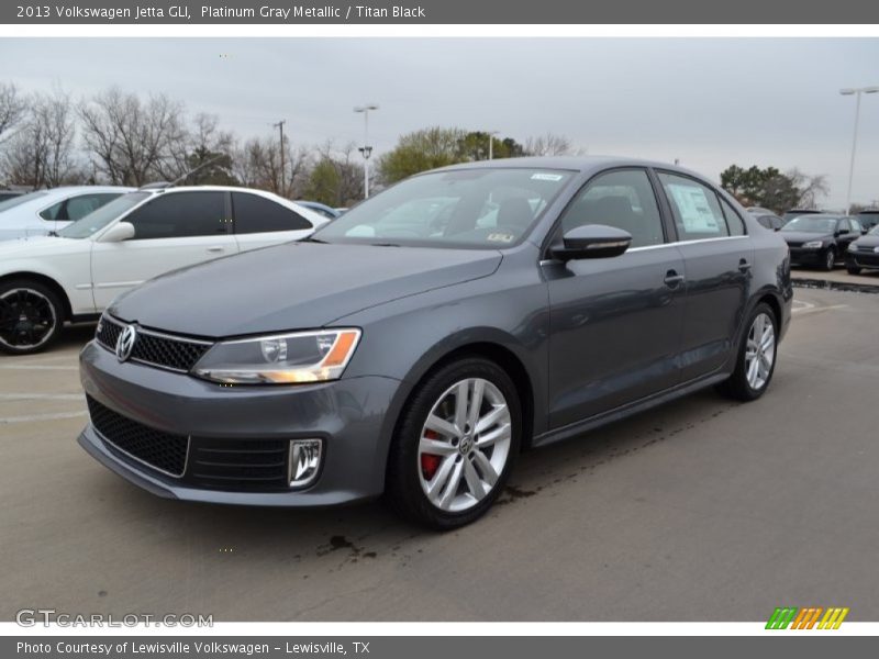 Platinum Gray Metallic / Titan Black 2013 Volkswagen Jetta GLI