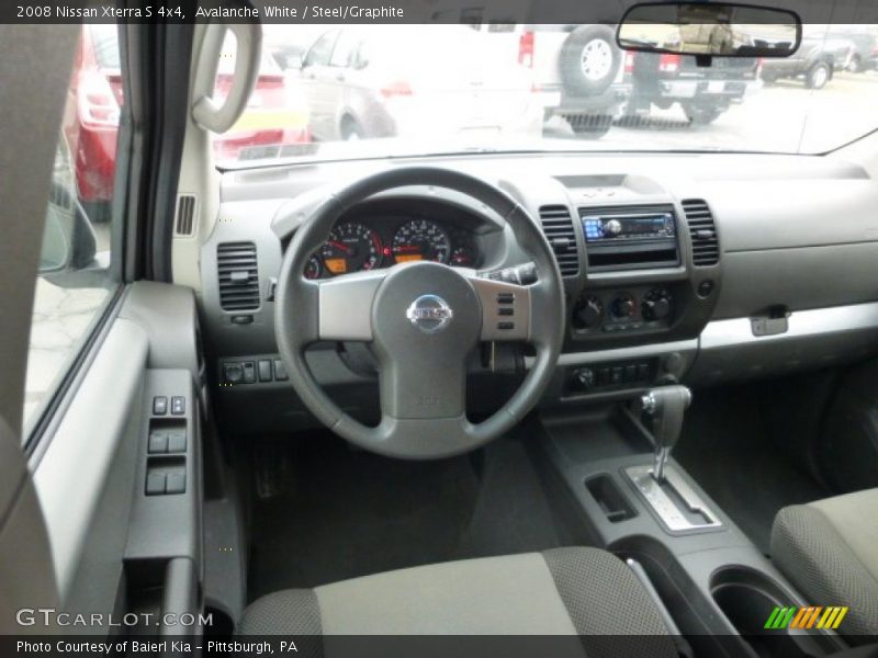 Avalanche White / Steel/Graphite 2008 Nissan Xterra S 4x4