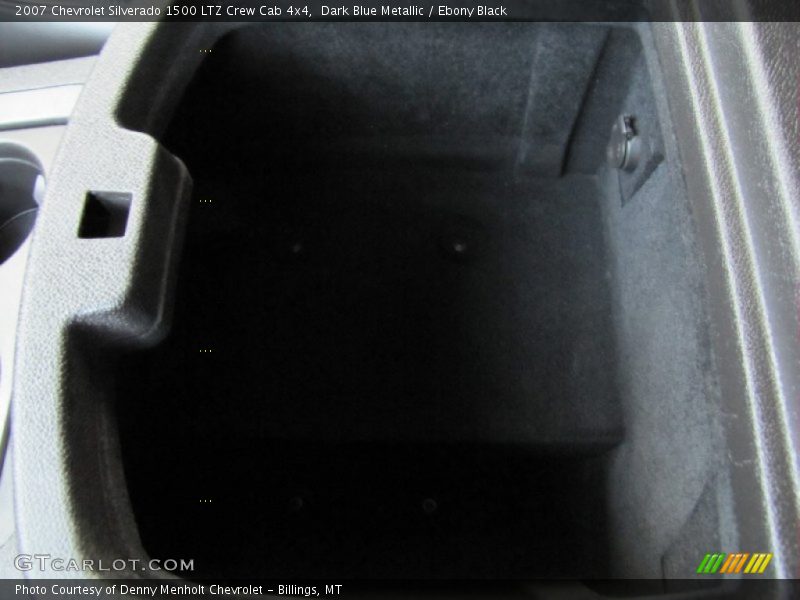 Dark Blue Metallic / Ebony Black 2007 Chevrolet Silverado 1500 LTZ Crew Cab 4x4