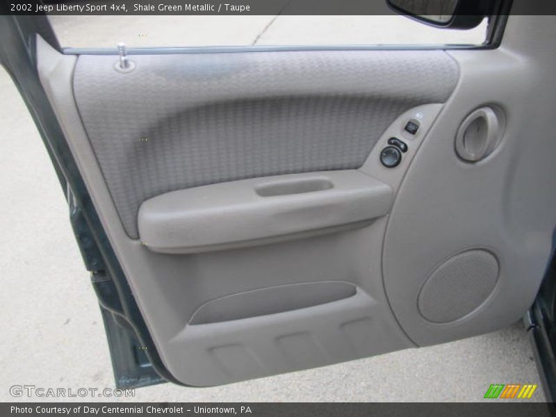 Shale Green Metallic / Taupe 2002 Jeep Liberty Sport 4x4