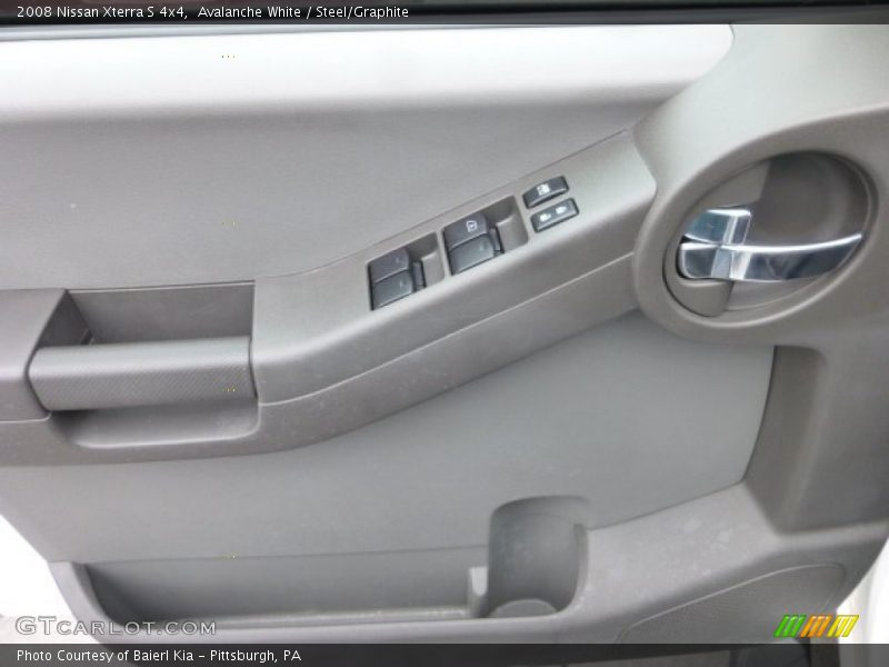 Avalanche White / Steel/Graphite 2008 Nissan Xterra S 4x4