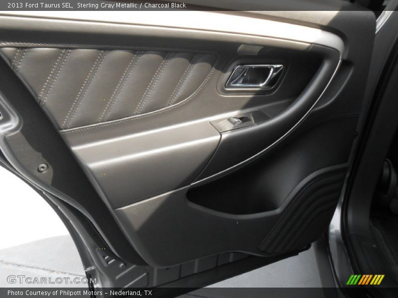 Sterling Gray Metallic / Charcoal Black 2013 Ford Taurus SEL