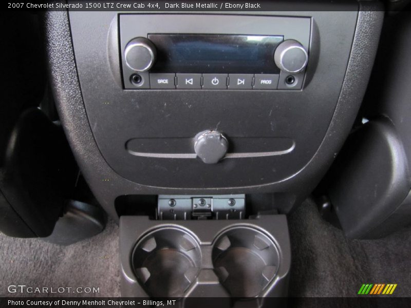 Dark Blue Metallic / Ebony Black 2007 Chevrolet Silverado 1500 LTZ Crew Cab 4x4