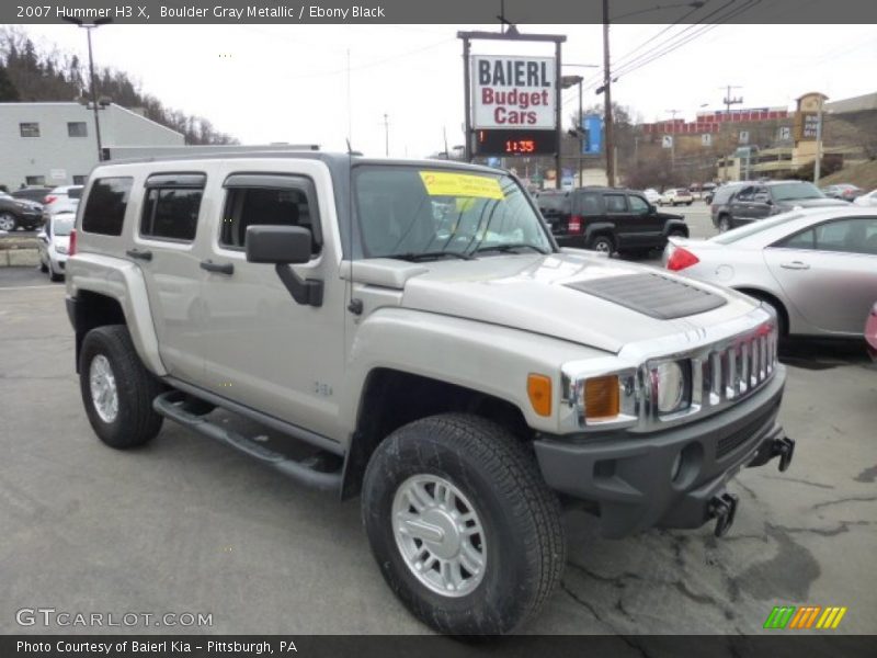 Boulder Gray Metallic / Ebony Black 2007 Hummer H3 X