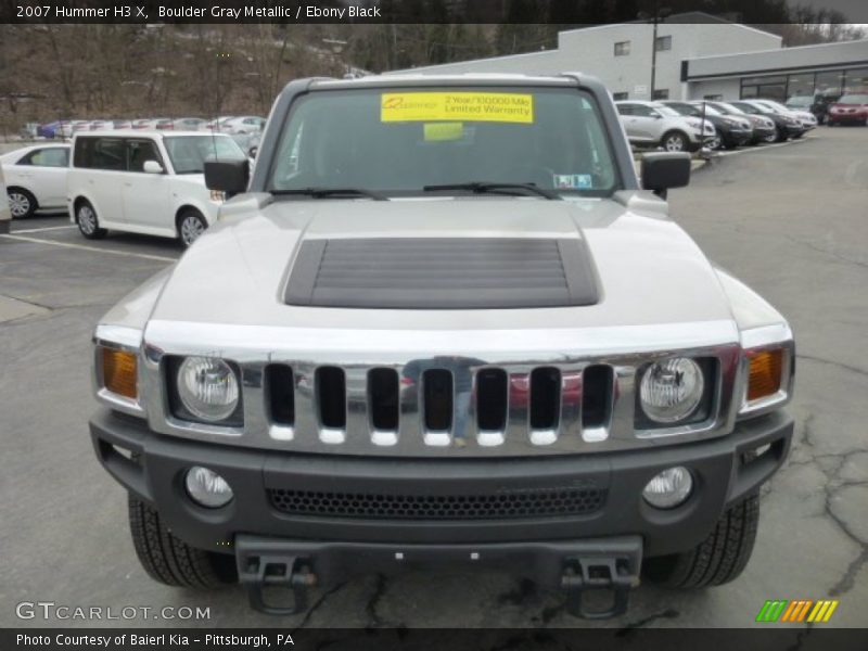 Boulder Gray Metallic / Ebony Black 2007 Hummer H3 X