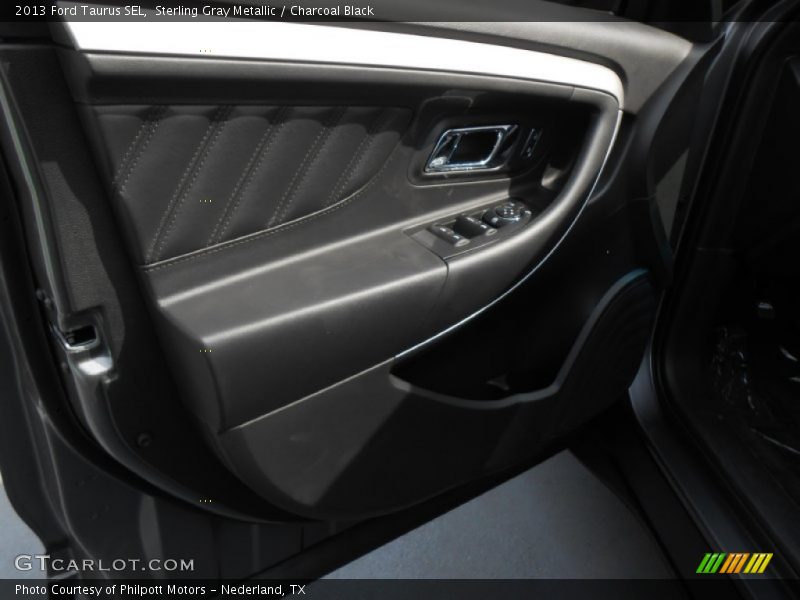Sterling Gray Metallic / Charcoal Black 2013 Ford Taurus SEL