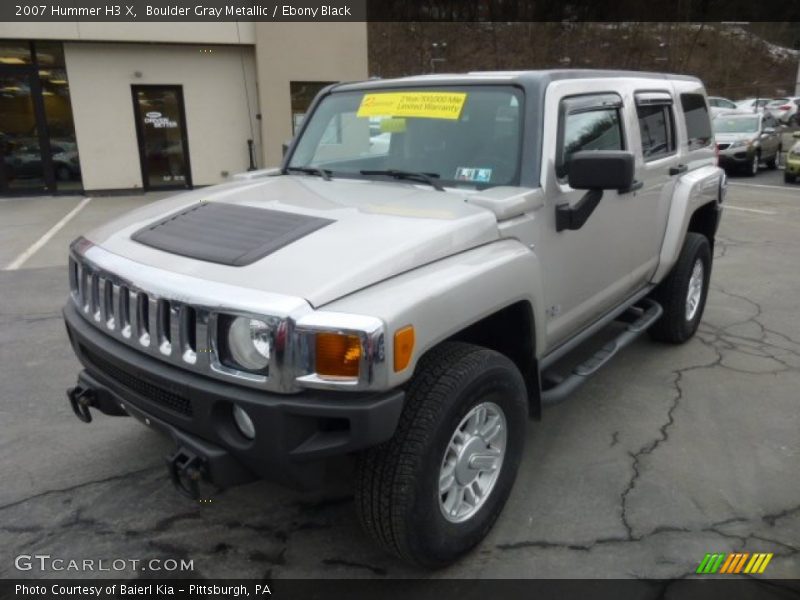 Boulder Gray Metallic / Ebony Black 2007 Hummer H3 X