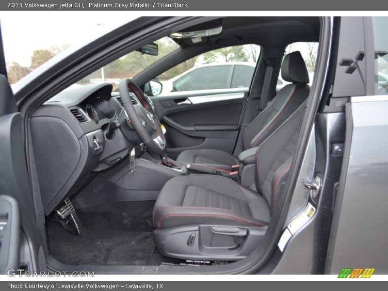 Platinum Gray Metallic / Titan Black 2013 Volkswagen Jetta GLI