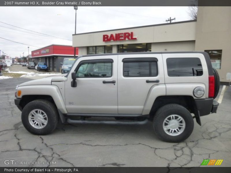 Boulder Gray Metallic / Ebony Black 2007 Hummer H3 X