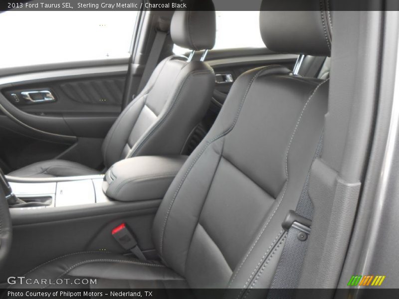 Sterling Gray Metallic / Charcoal Black 2013 Ford Taurus SEL