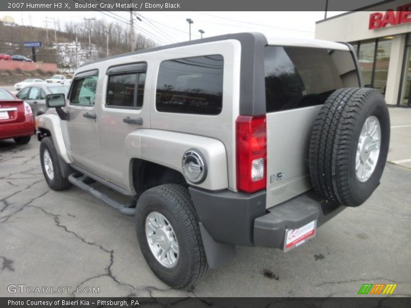 Boulder Gray Metallic / Ebony Black 2007 Hummer H3 X