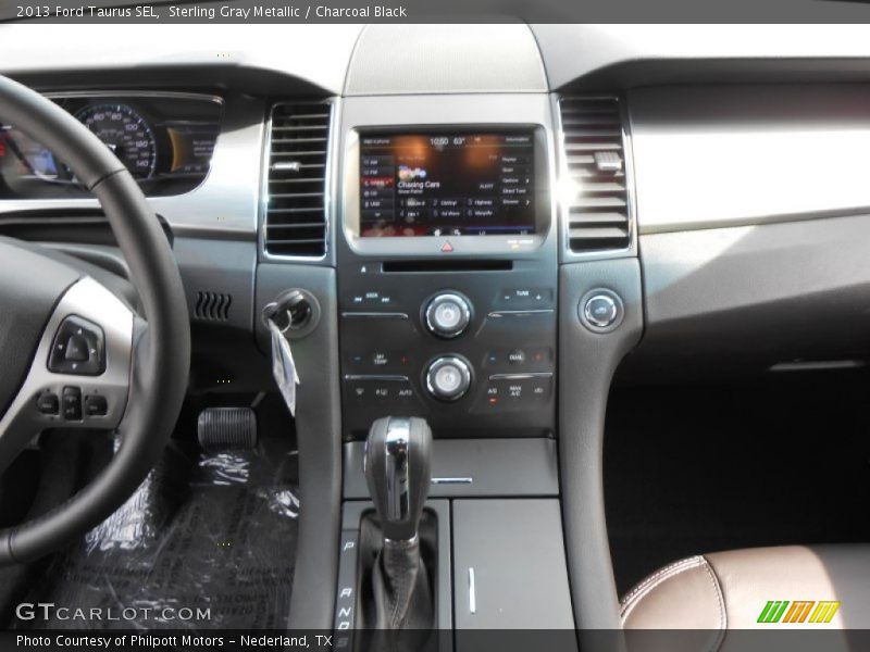 Sterling Gray Metallic / Charcoal Black 2013 Ford Taurus SEL