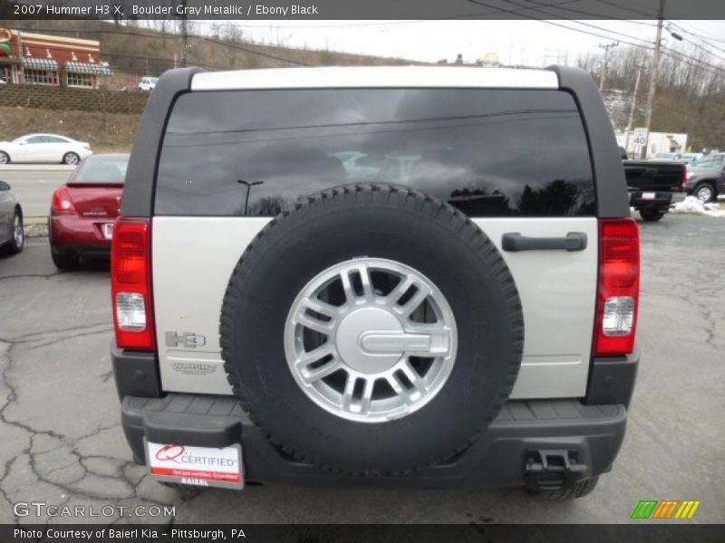 Boulder Gray Metallic / Ebony Black 2007 Hummer H3 X