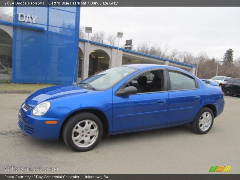 Electric Blue Pearlcoat / Dark Slate Gray 2004 Dodge Neon SXT