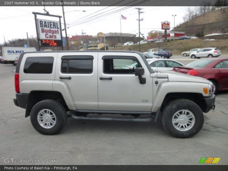 Boulder Gray Metallic / Ebony Black 2007 Hummer H3 X