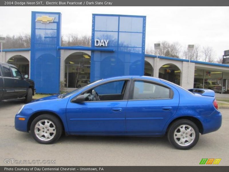Electric Blue Pearlcoat / Dark Slate Gray 2004 Dodge Neon SXT