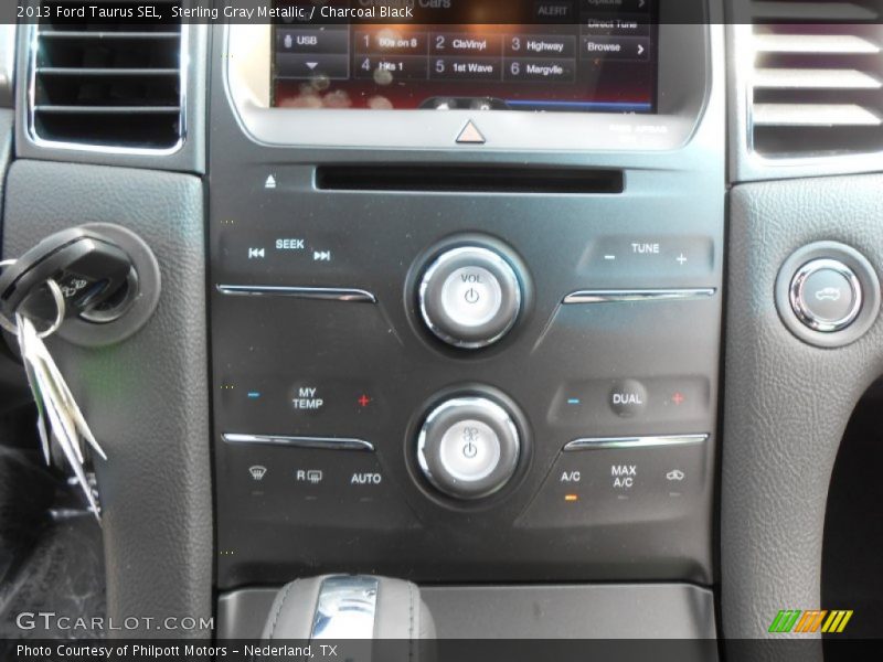 Sterling Gray Metallic / Charcoal Black 2013 Ford Taurus SEL