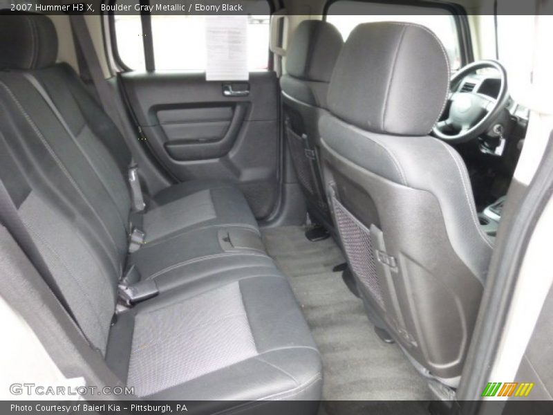 Boulder Gray Metallic / Ebony Black 2007 Hummer H3 X