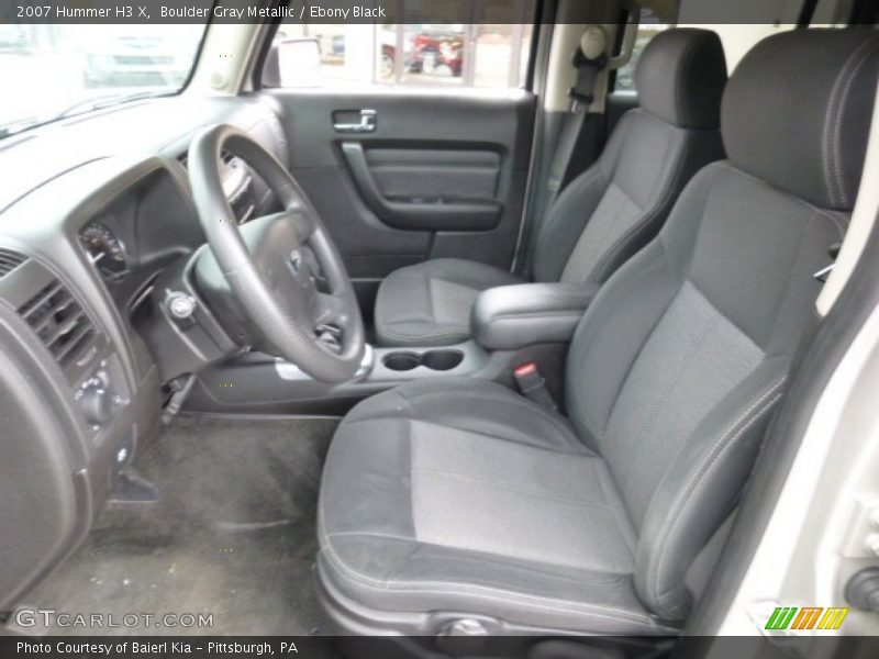 Boulder Gray Metallic / Ebony Black 2007 Hummer H3 X
