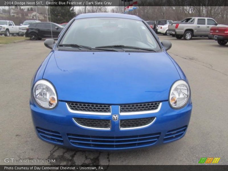 Electric Blue Pearlcoat / Dark Slate Gray 2004 Dodge Neon SXT