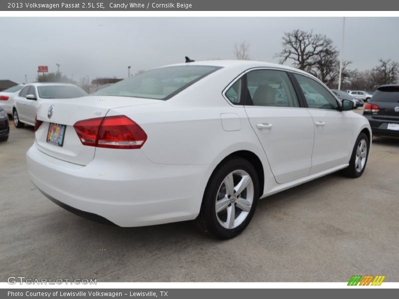 Candy White / Cornsilk Beige 2013 Volkswagen Passat 2.5L SE