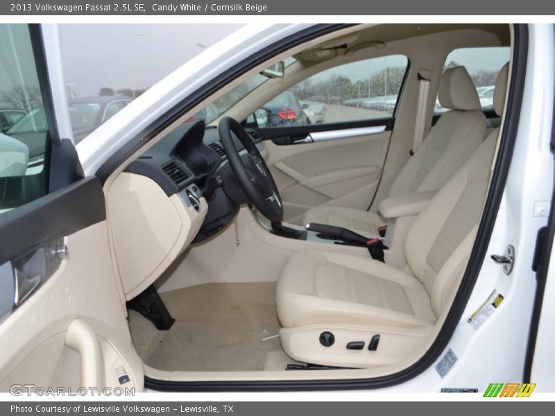Candy White / Cornsilk Beige 2013 Volkswagen Passat 2.5L SE