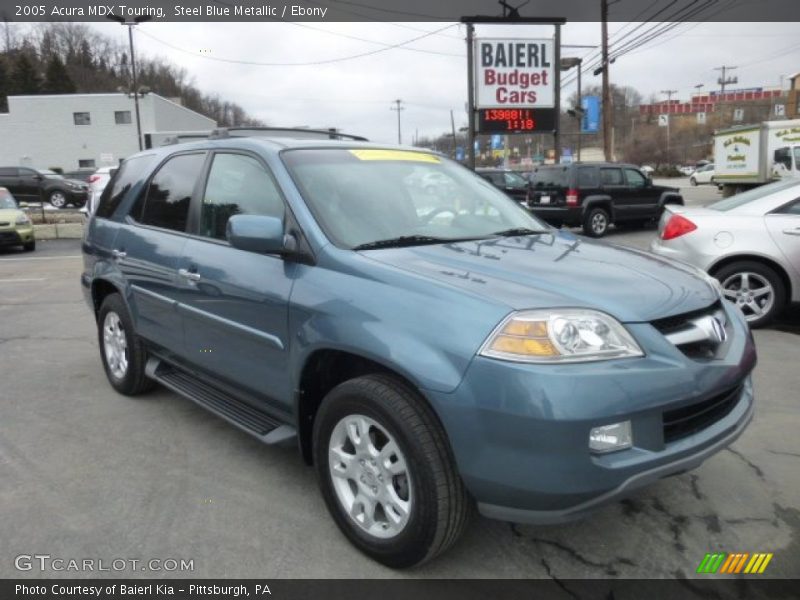 Steel Blue Metallic / Ebony 2005 Acura MDX Touring