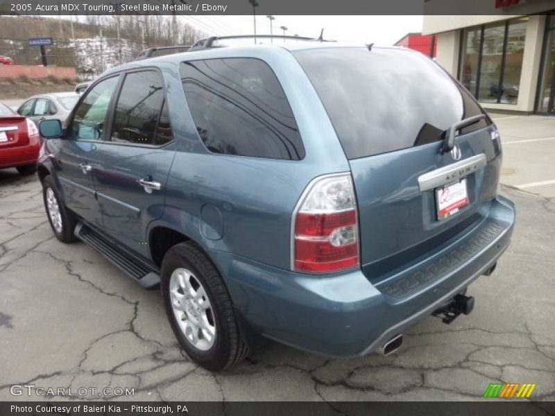 Steel Blue Metallic / Ebony 2005 Acura MDX Touring