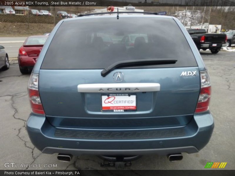 Steel Blue Metallic / Ebony 2005 Acura MDX Touring