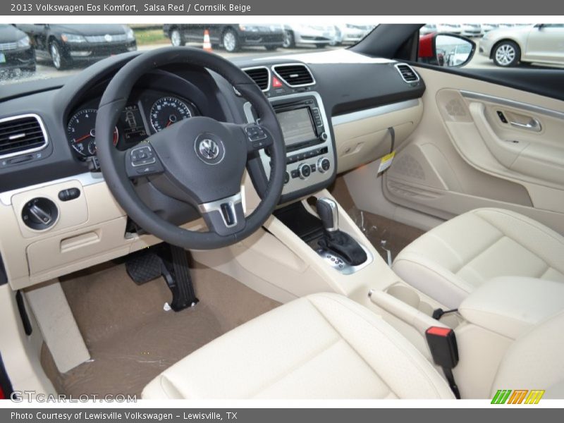 Cornsilk Beige Interior - 2013 Eos Komfort 