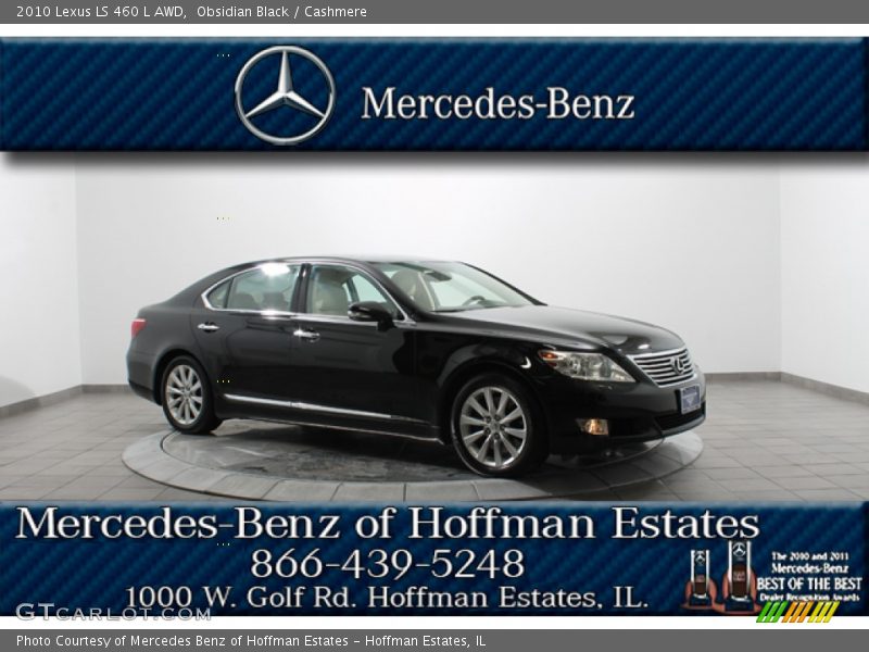 Obsidian Black / Cashmere 2010 Lexus LS 460 L AWD