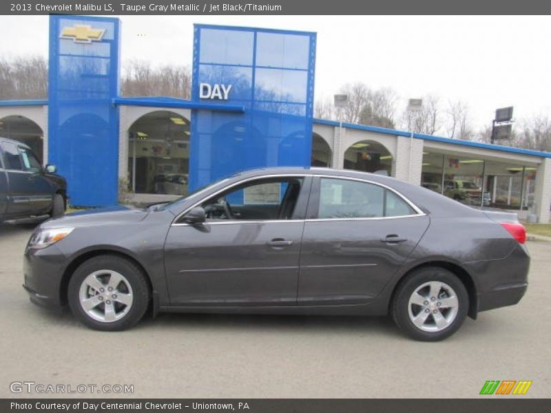Taupe Gray Metallic / Jet Black/Titanium 2013 Chevrolet Malibu LS