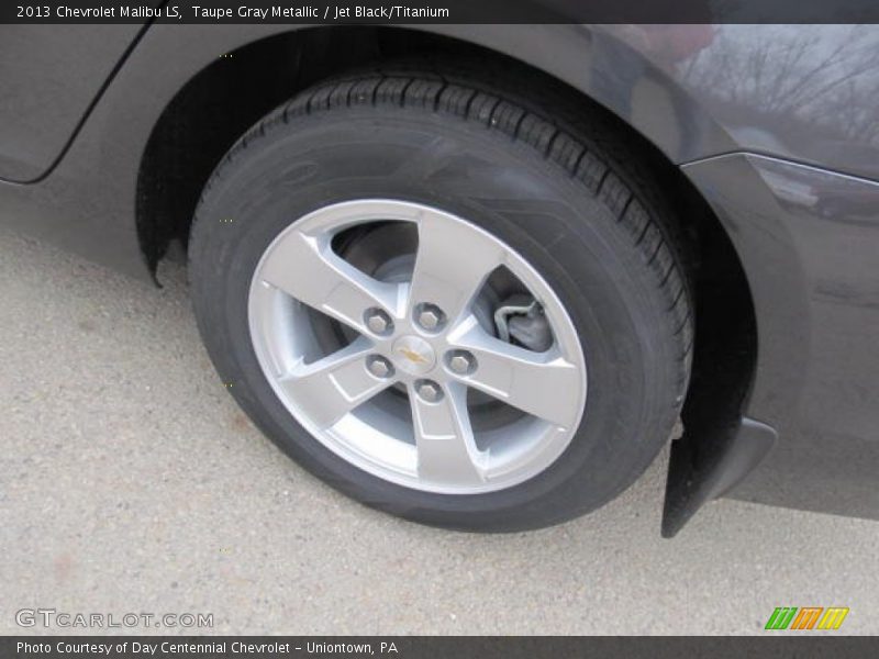 Taupe Gray Metallic / Jet Black/Titanium 2013 Chevrolet Malibu LS