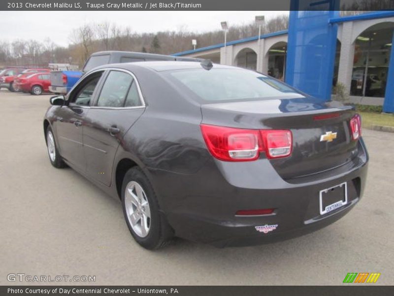 Taupe Gray Metallic / Jet Black/Titanium 2013 Chevrolet Malibu LS