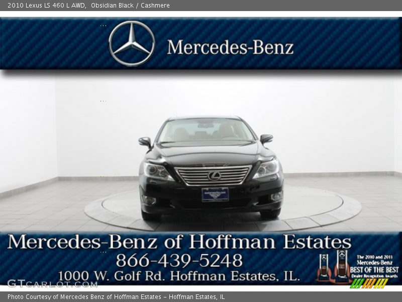 Obsidian Black / Cashmere 2010 Lexus LS 460 L AWD