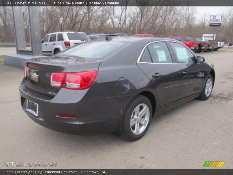 Taupe Gray Metallic / Jet Black/Titanium 2013 Chevrolet Malibu LS