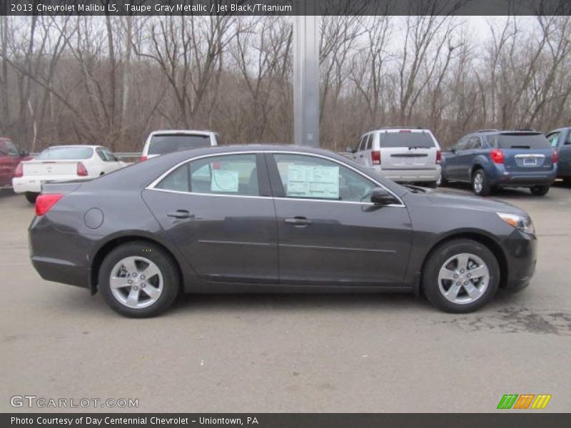 Taupe Gray Metallic / Jet Black/Titanium 2013 Chevrolet Malibu LS