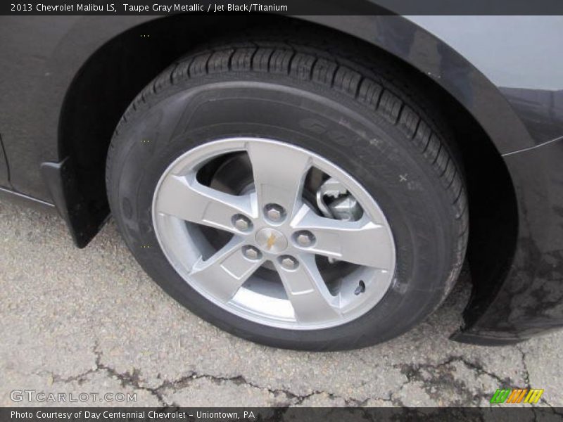 Taupe Gray Metallic / Jet Black/Titanium 2013 Chevrolet Malibu LS