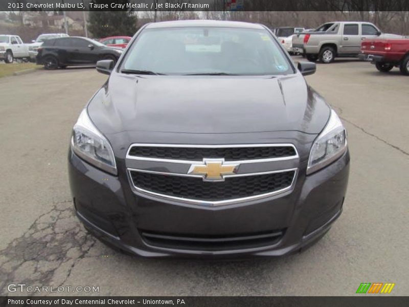 Taupe Gray Metallic / Jet Black/Titanium 2013 Chevrolet Malibu LS