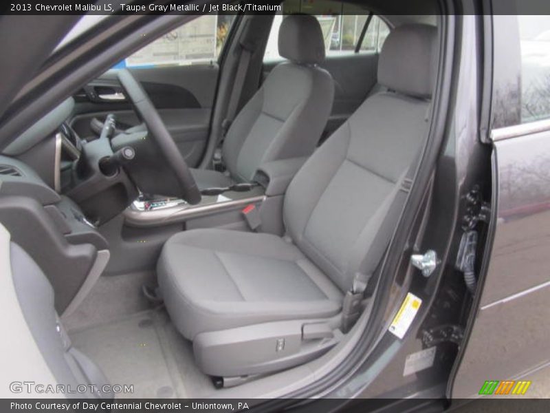 Taupe Gray Metallic / Jet Black/Titanium 2013 Chevrolet Malibu LS
