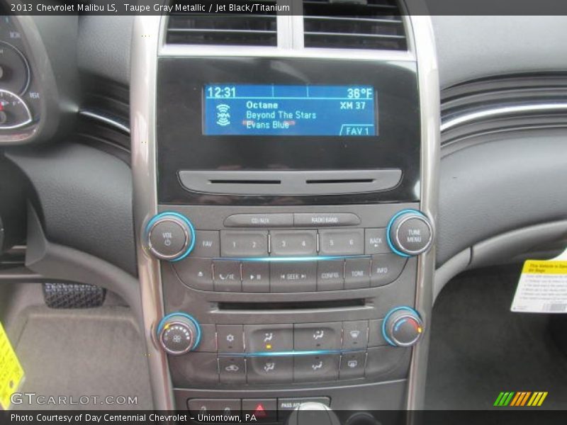 Taupe Gray Metallic / Jet Black/Titanium 2013 Chevrolet Malibu LS