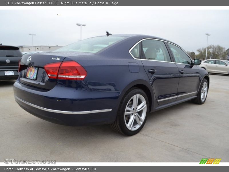 Night Blue Metallic / Cornsilk Beige 2013 Volkswagen Passat TDI SE