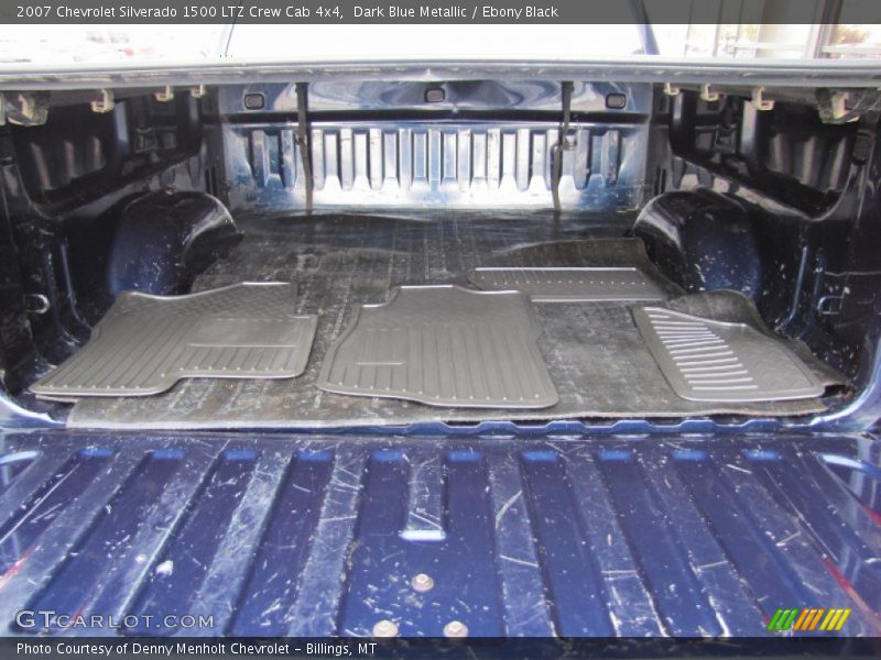 Dark Blue Metallic / Ebony Black 2007 Chevrolet Silverado 1500 LTZ Crew Cab 4x4