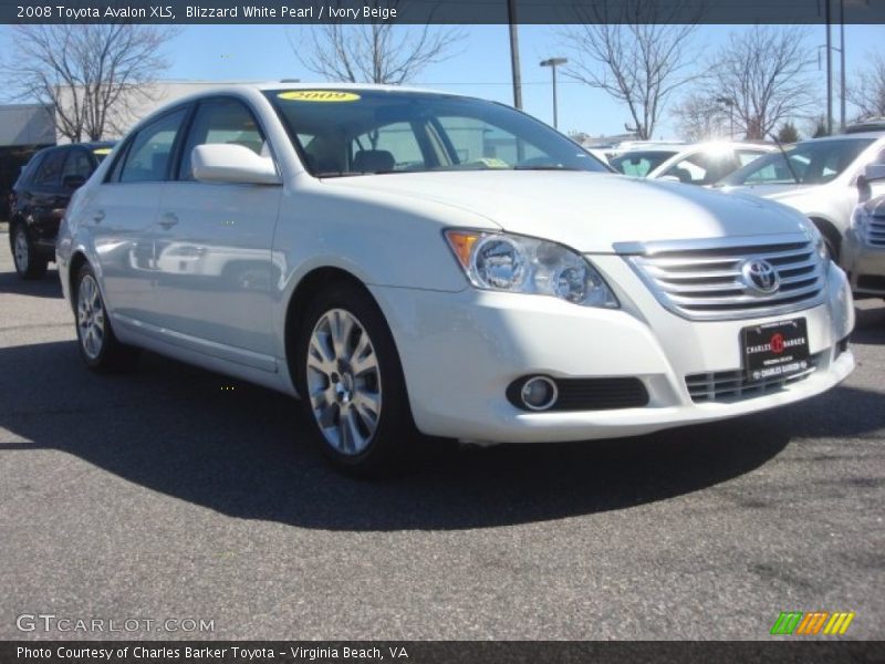Blizzard White Pearl / Ivory Beige 2008 Toyota Avalon XLS