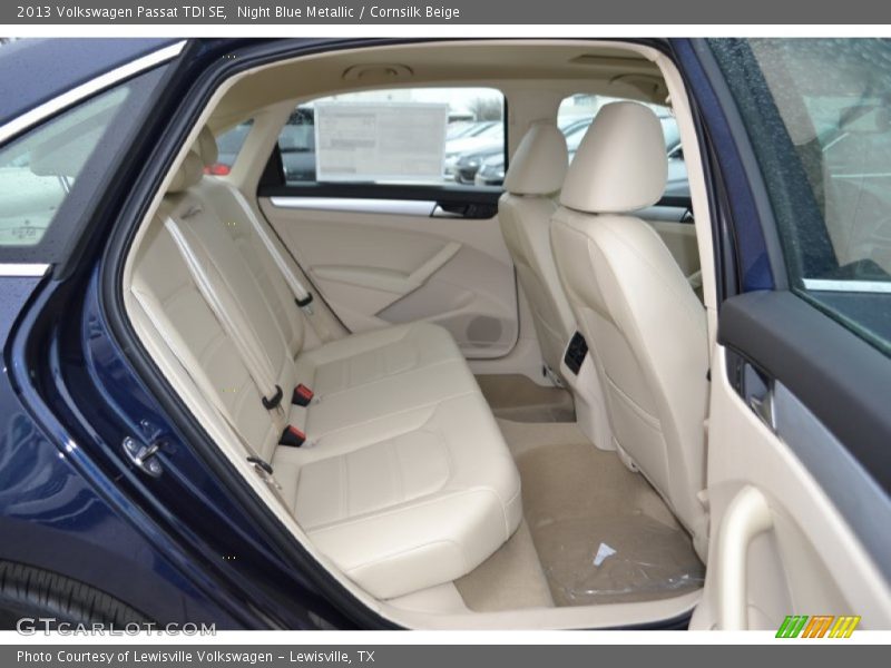 Rear Seat of 2013 Passat TDI SE