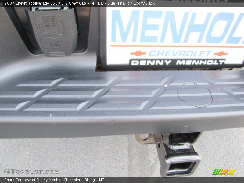 Dark Blue Metallic / Ebony Black 2007 Chevrolet Silverado 1500 LTZ Crew Cab 4x4