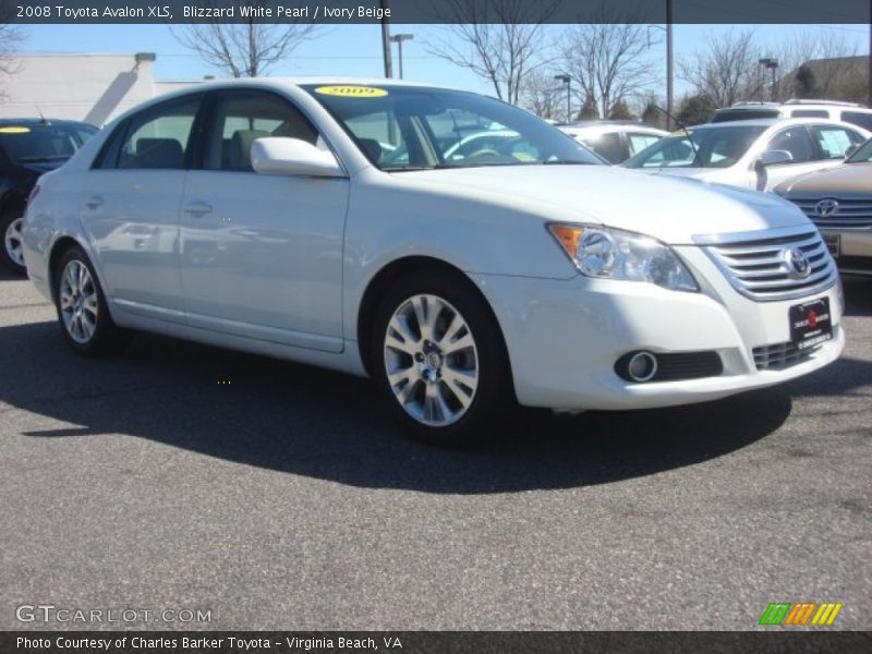 Blizzard White Pearl / Ivory Beige 2008 Toyota Avalon XLS