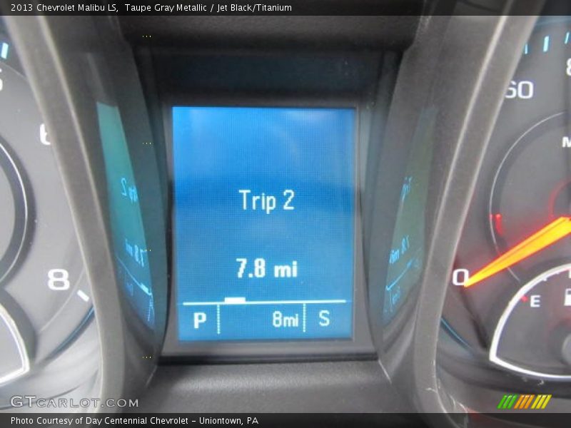 Taupe Gray Metallic / Jet Black/Titanium 2013 Chevrolet Malibu LS