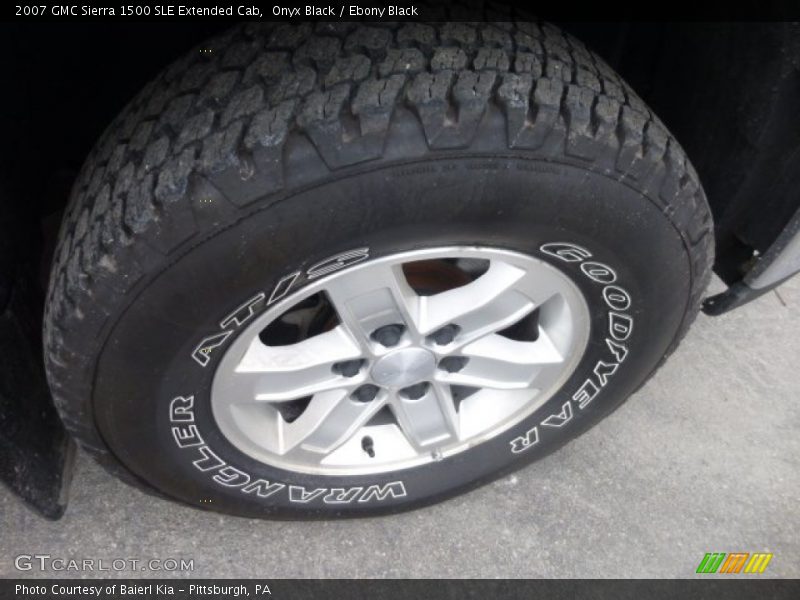 Onyx Black / Ebony Black 2007 GMC Sierra 1500 SLE Extended Cab