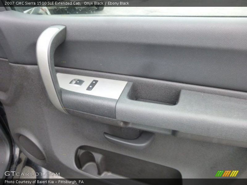 Onyx Black / Ebony Black 2007 GMC Sierra 1500 SLE Extended Cab